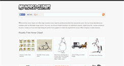 Desktop Screenshot of myhorseclipart.com